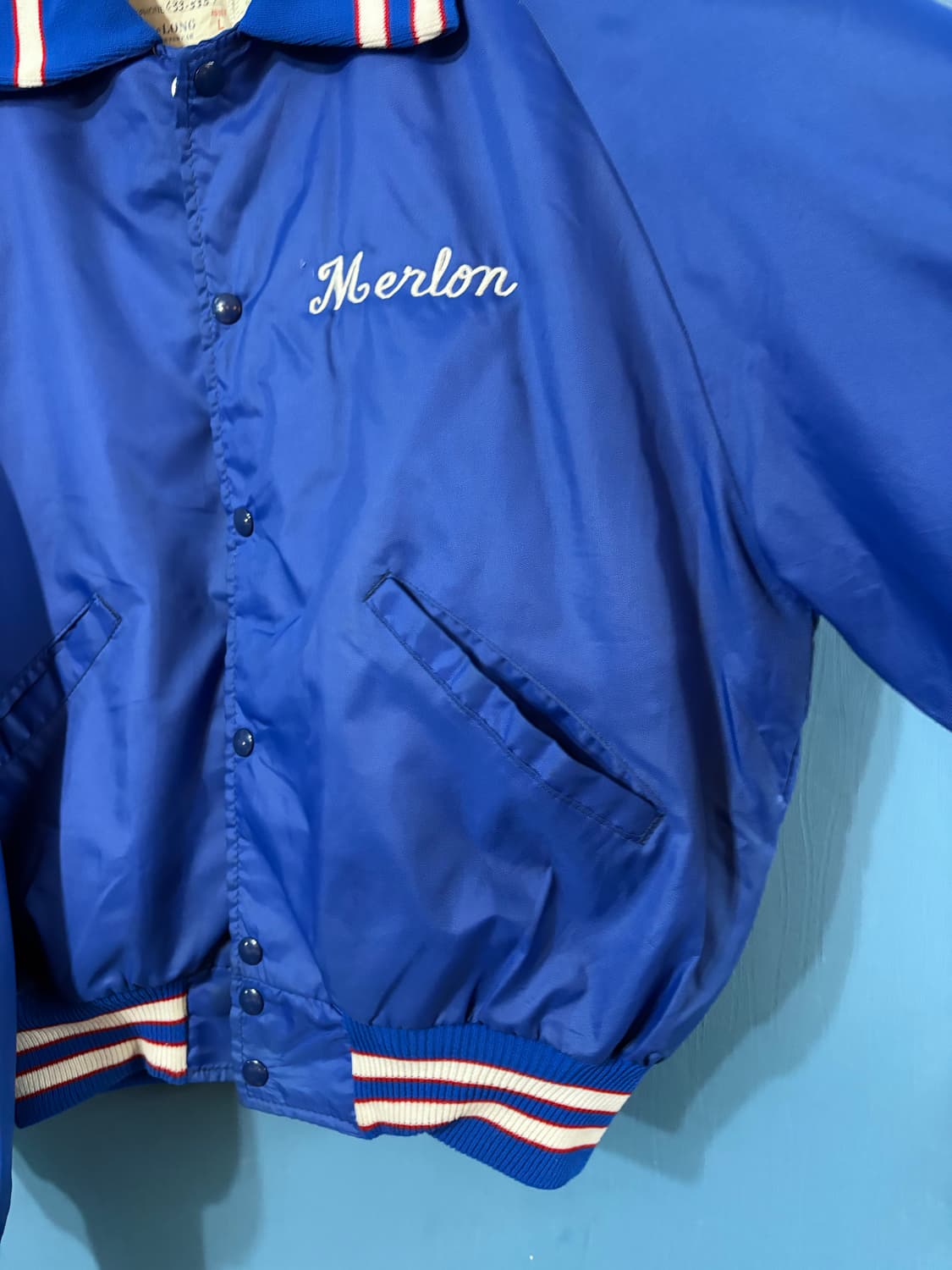 90‘s USA Delong Varsity Jacket.  상품이미지5