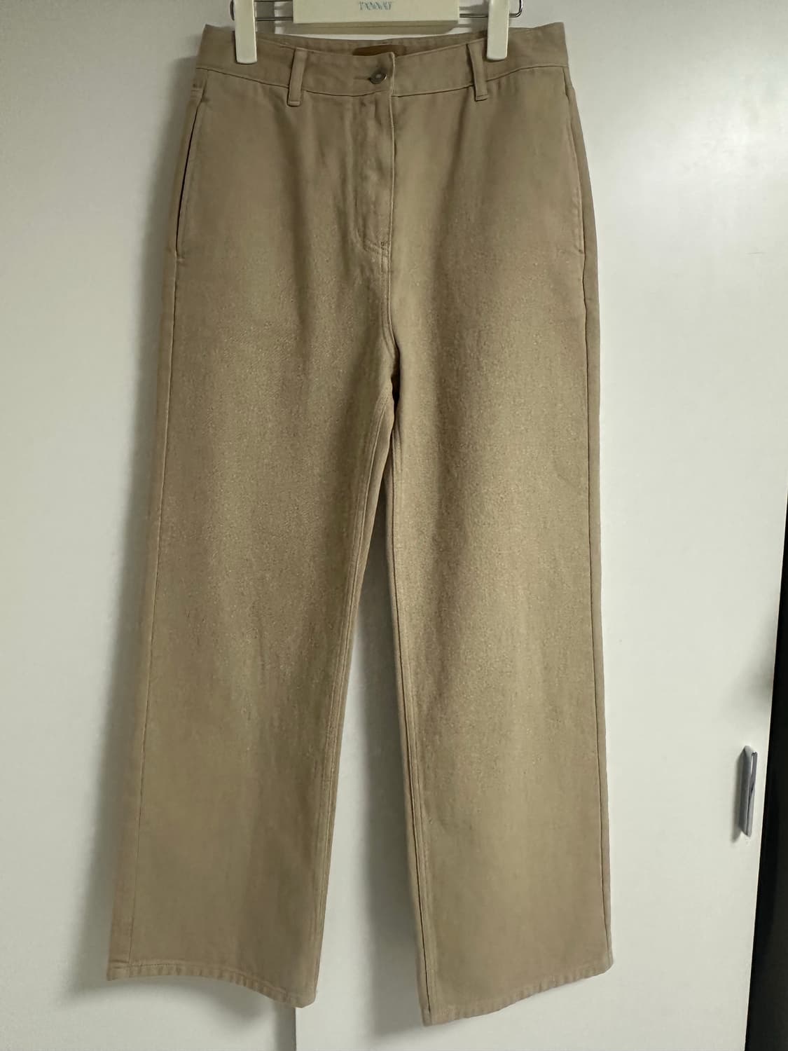 le17septembre 에센셜 스트레이트 데님 팬츠 베이지 상품이미지2