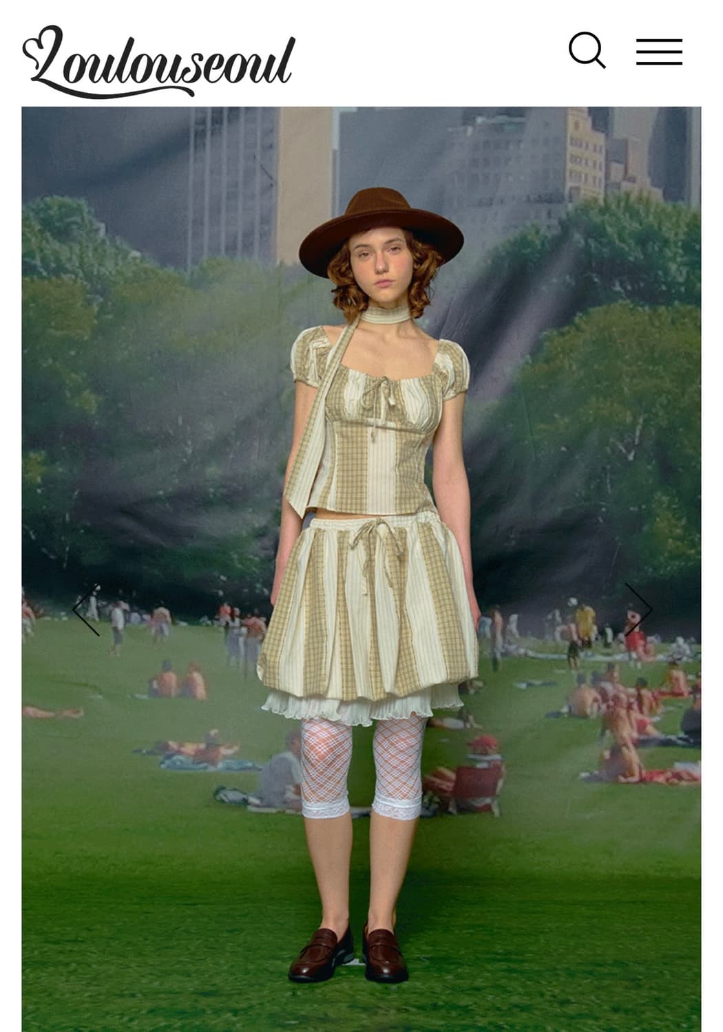 루루서울 baby mushroom mix blouse 상품이미지1