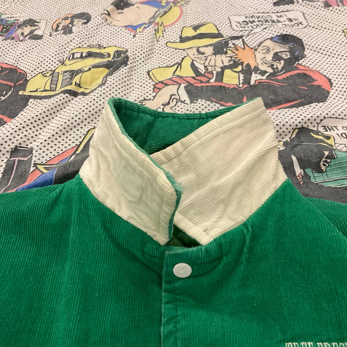 80s birdie USA 빈티지 골덴 스타디움 자켓 상품이미지7