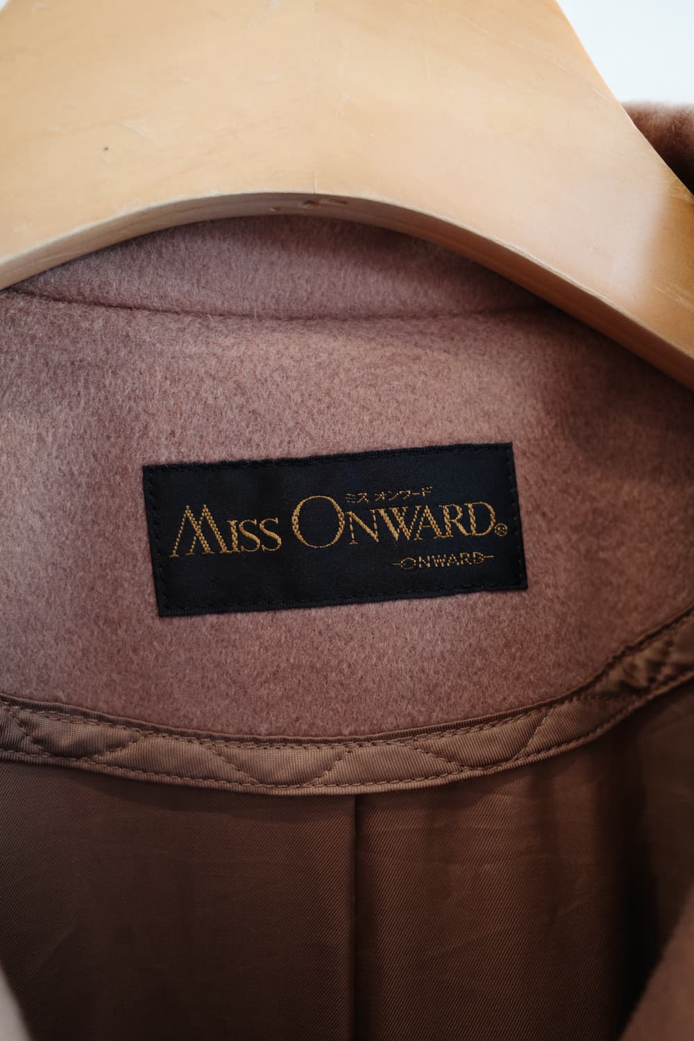 Japan brand 캐시미어100 카멜 여성 롱코트 상품이미지3