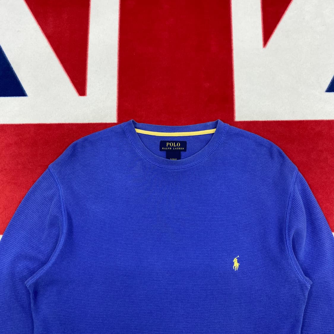 폴로 와플 롱슬리브 S 실측 M  상품이미지3