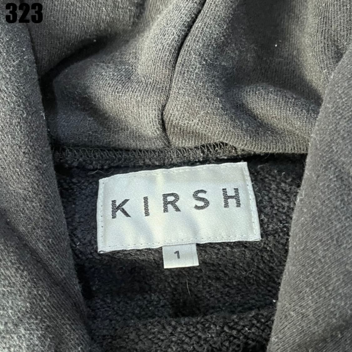 키르시 블랙 후드티  상품이미지2