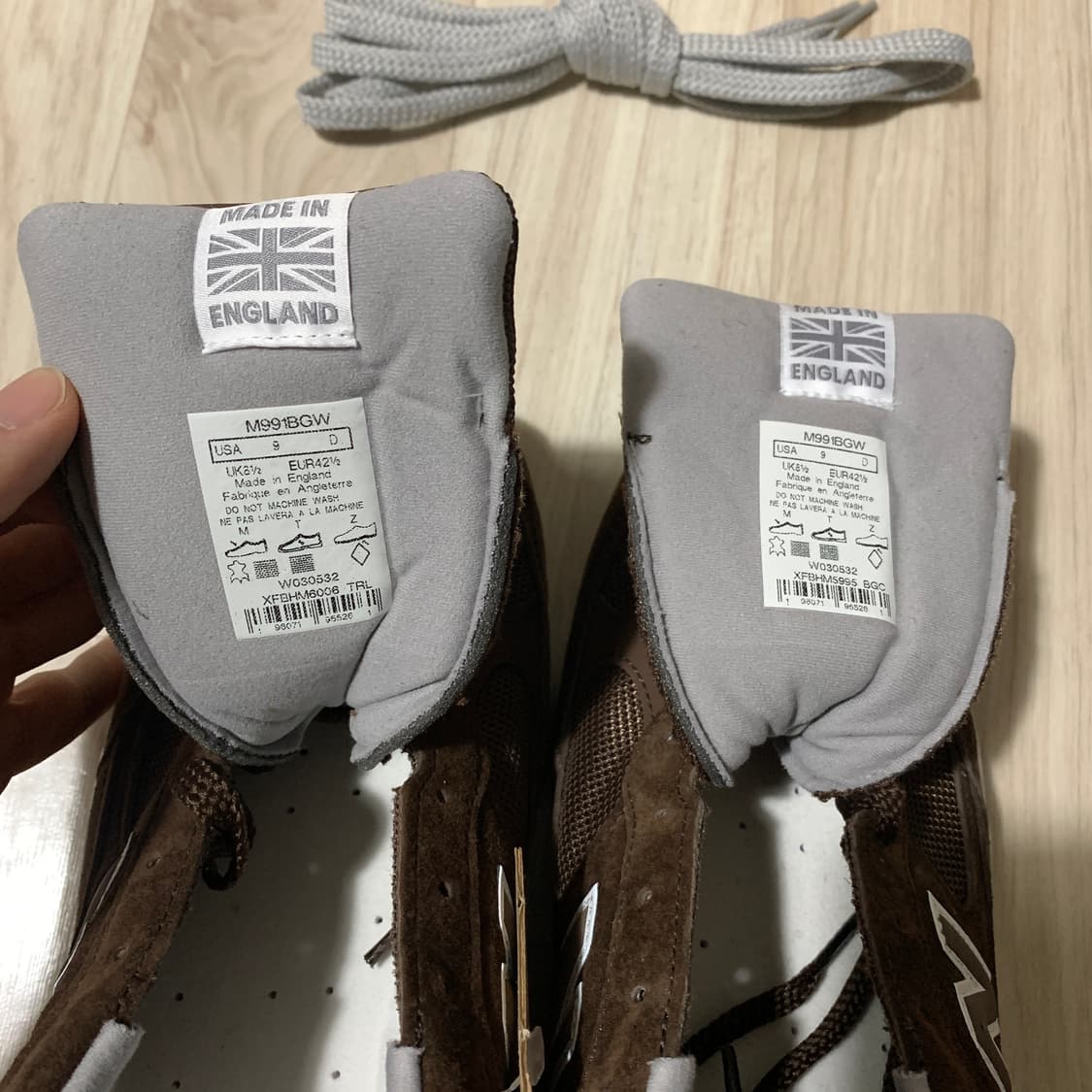 뉴발란스 991 메이드 인 UK 모카 브라운 270 새상품 상품이미지8