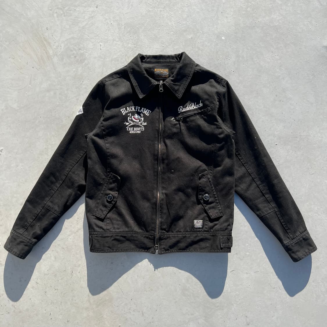 Black Flame 자수 자켓 상품이미지2