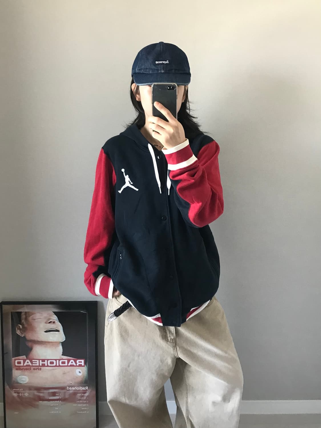 나이키 에어조던 바시티 나그랑 후드 자켓 상품이미지2