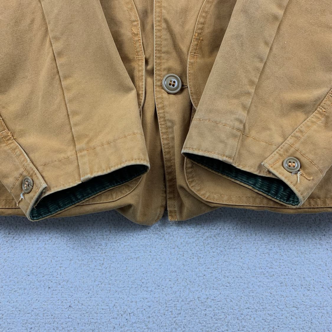 70s 엘엘빈 코듀로이 카라 캔버스 코튼 헌팅 자켓 상품이미지6