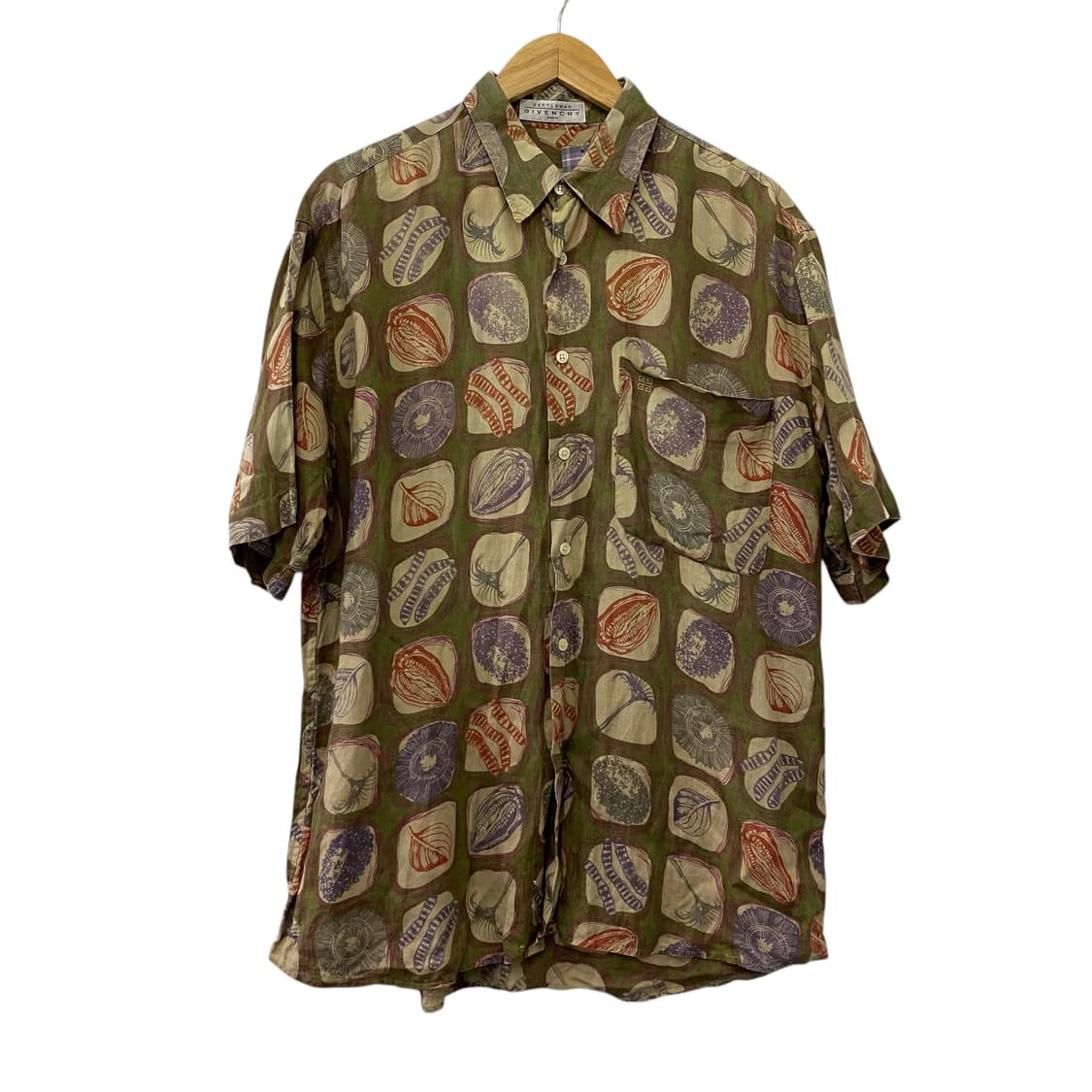 지방시 패턴 반팔셔츠(XL) 상품이미지1