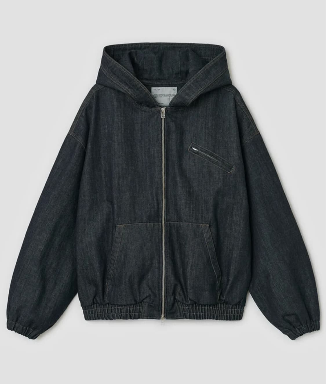 벨리에 가르송 후디 점퍼 로우인디고 3사이즈(95~100) 상품이미지1