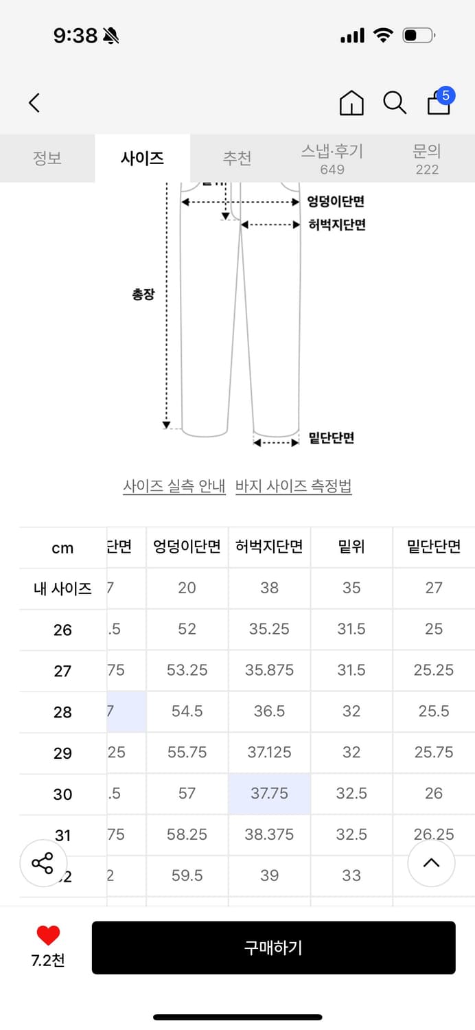 새상품)무탠다드 시티 레저 CN 벨티드 유틸리티 팬츠 [그레이] 30 상품이미지5