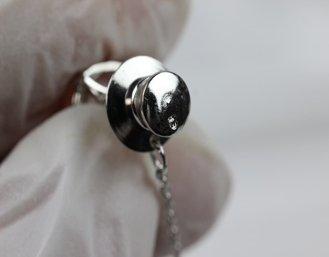 미키모토 천연진주 S등급 핀 뱃지 포인트 빈티지 상품이미지6