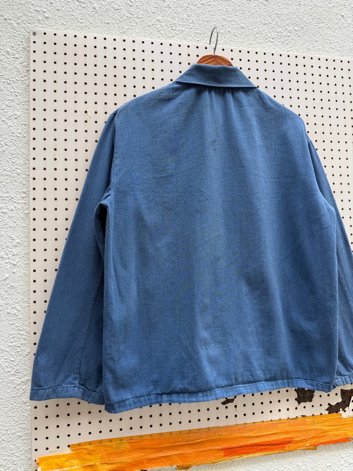 1970s FADED LIGHT GREY BLUE 빈티지 프렌치워크자켓 상품이미지8