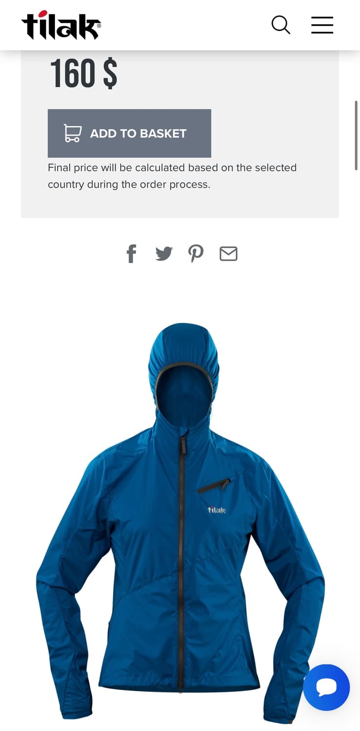 Tilak Aira Pertex Jacket L사이즈 상품이미지10