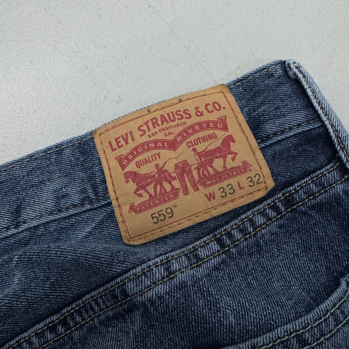 리바이스 559 새깅 워싱 스케이터 데님팬츠 상품이미지7
