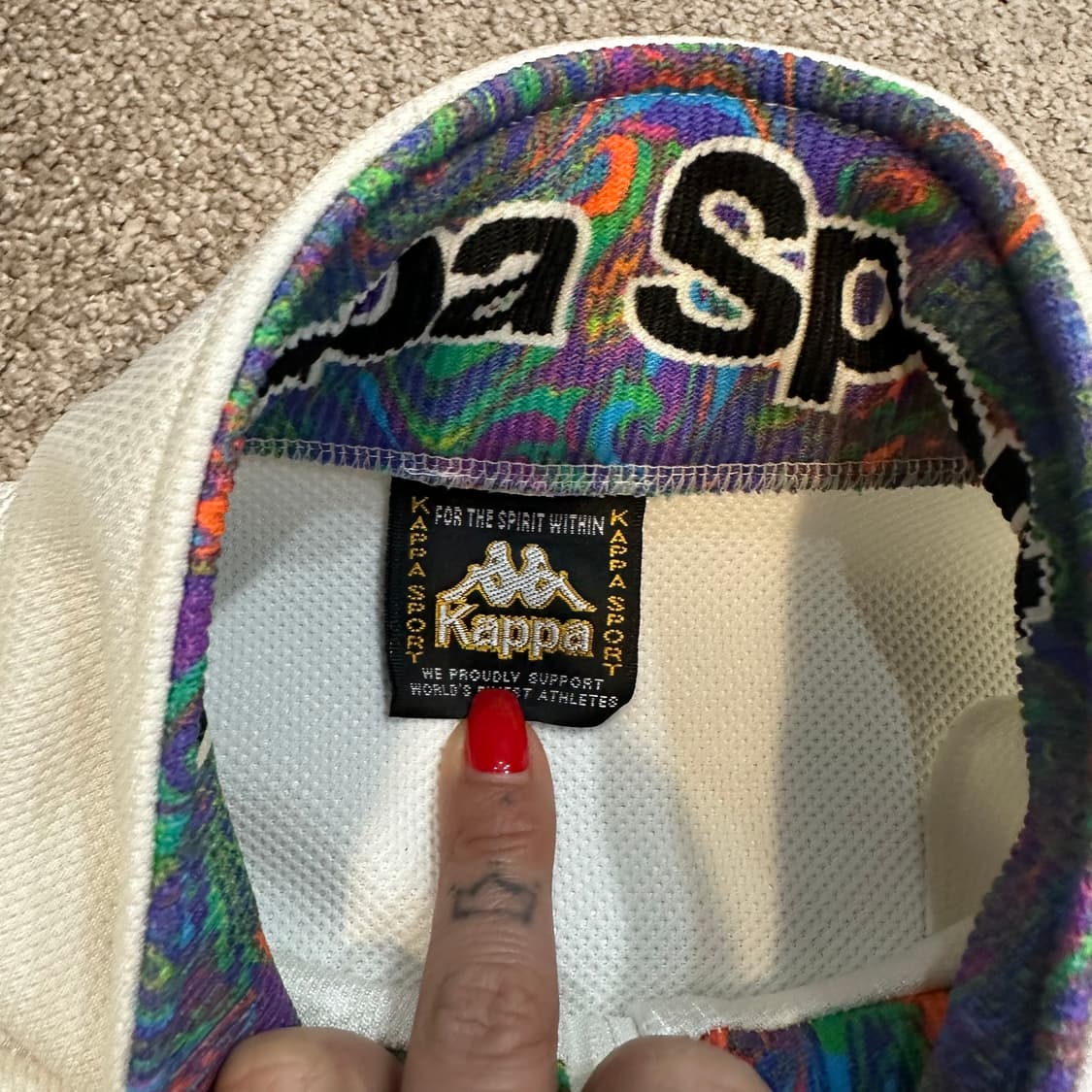 카파 90s 올드스쿨 사이드 로고 트랙탑 저지L 상품이미지3