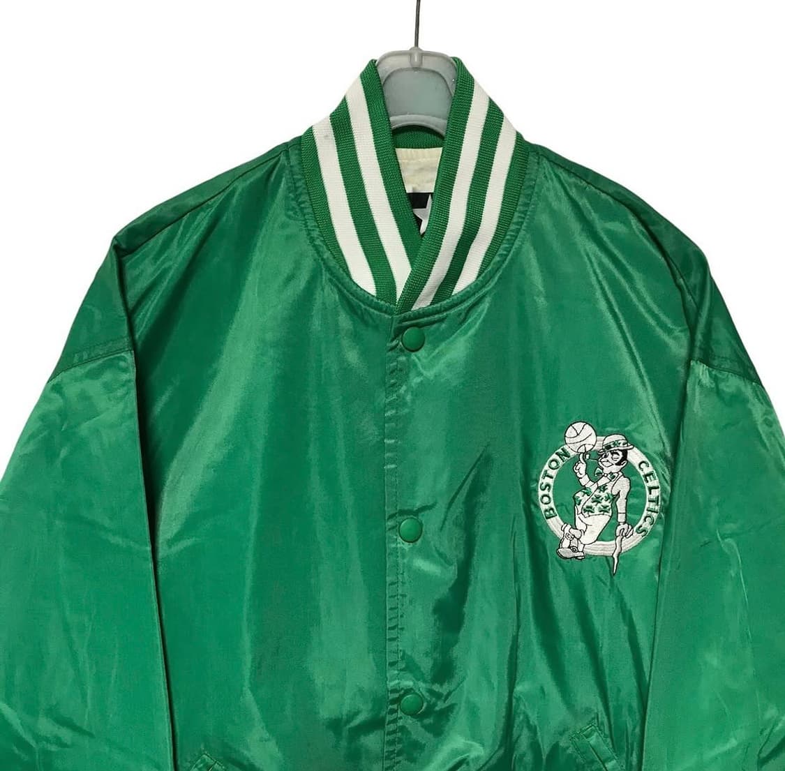 스타터 90s 보스턴 셀틱스 얇은 스타디움 바시티자켓 상품이미지2