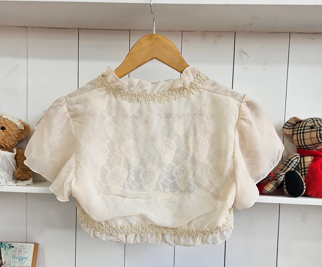 러블리 쉬폰 레이스 볼레로 상품이미지4