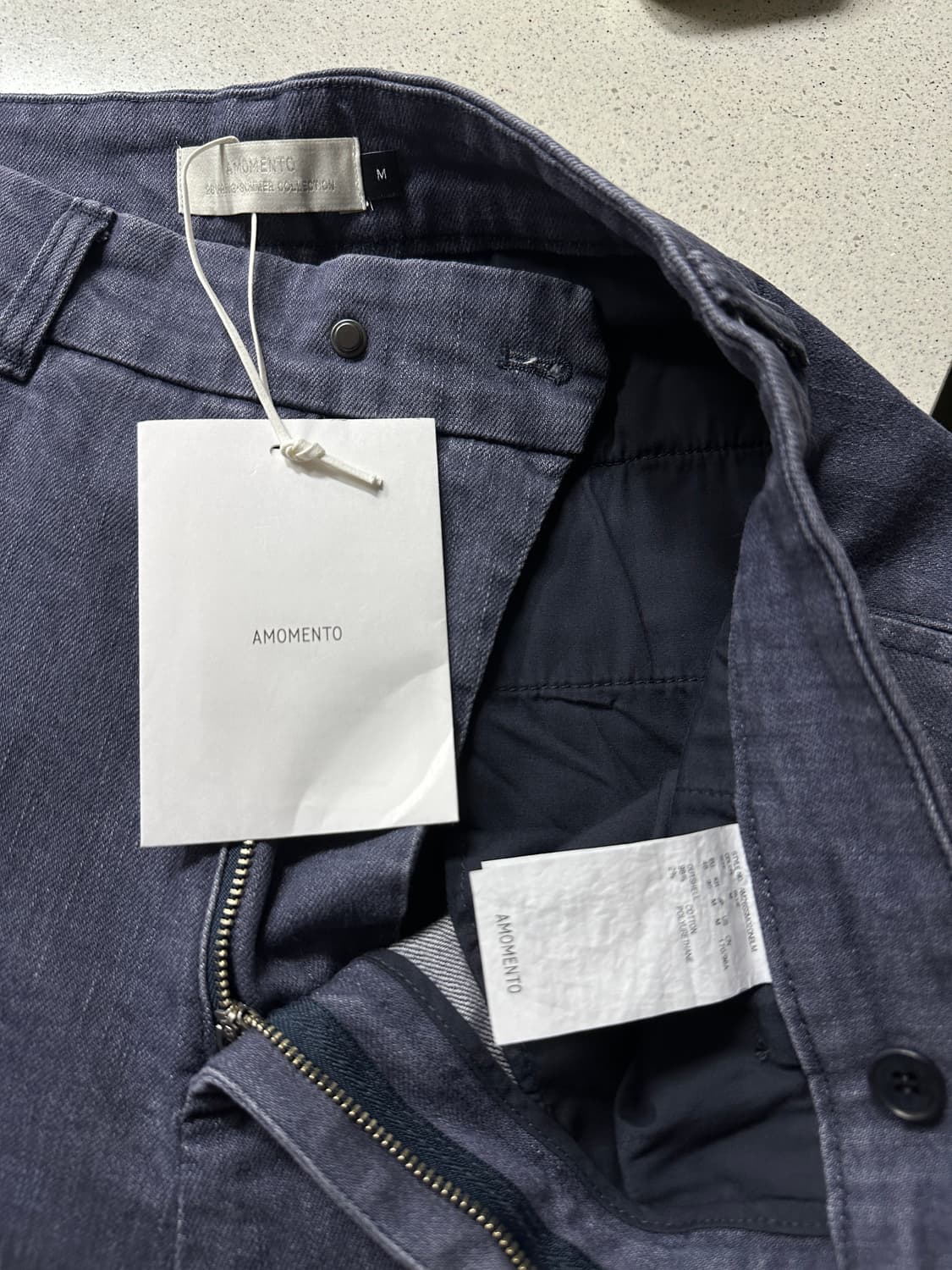 26ss 아모멘토 플레어 데님 블루 Men's Flared Denim 상품이미지9