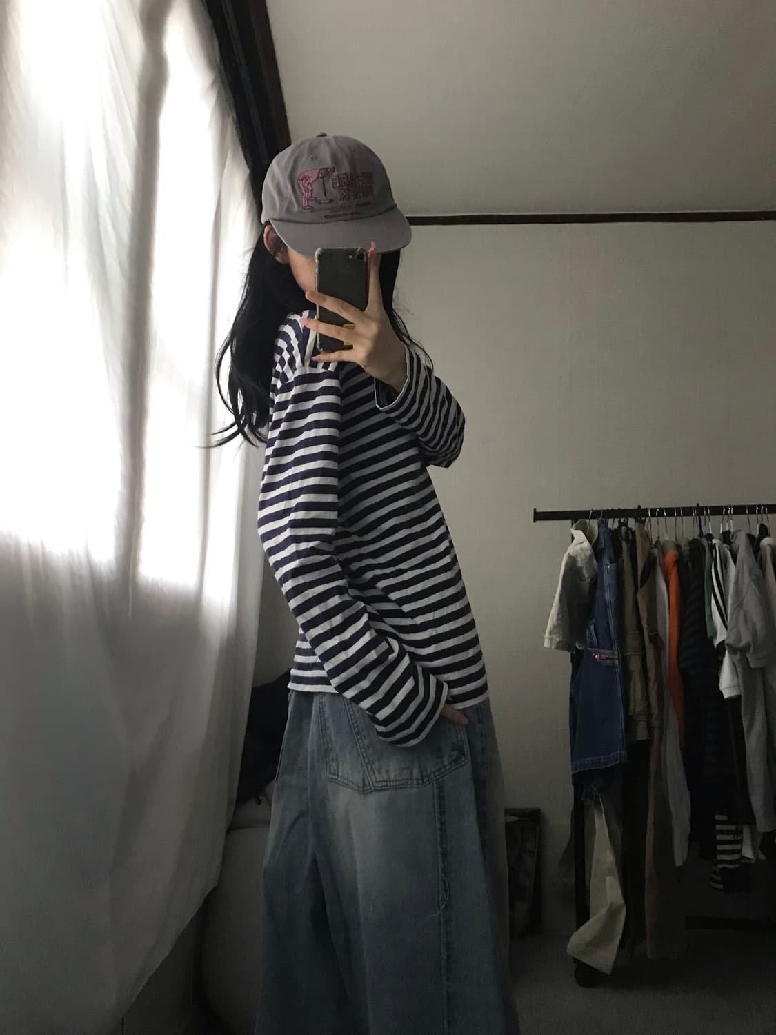꼼데가르송 네이비 스트라이프 롱슬리브 상품이미지4