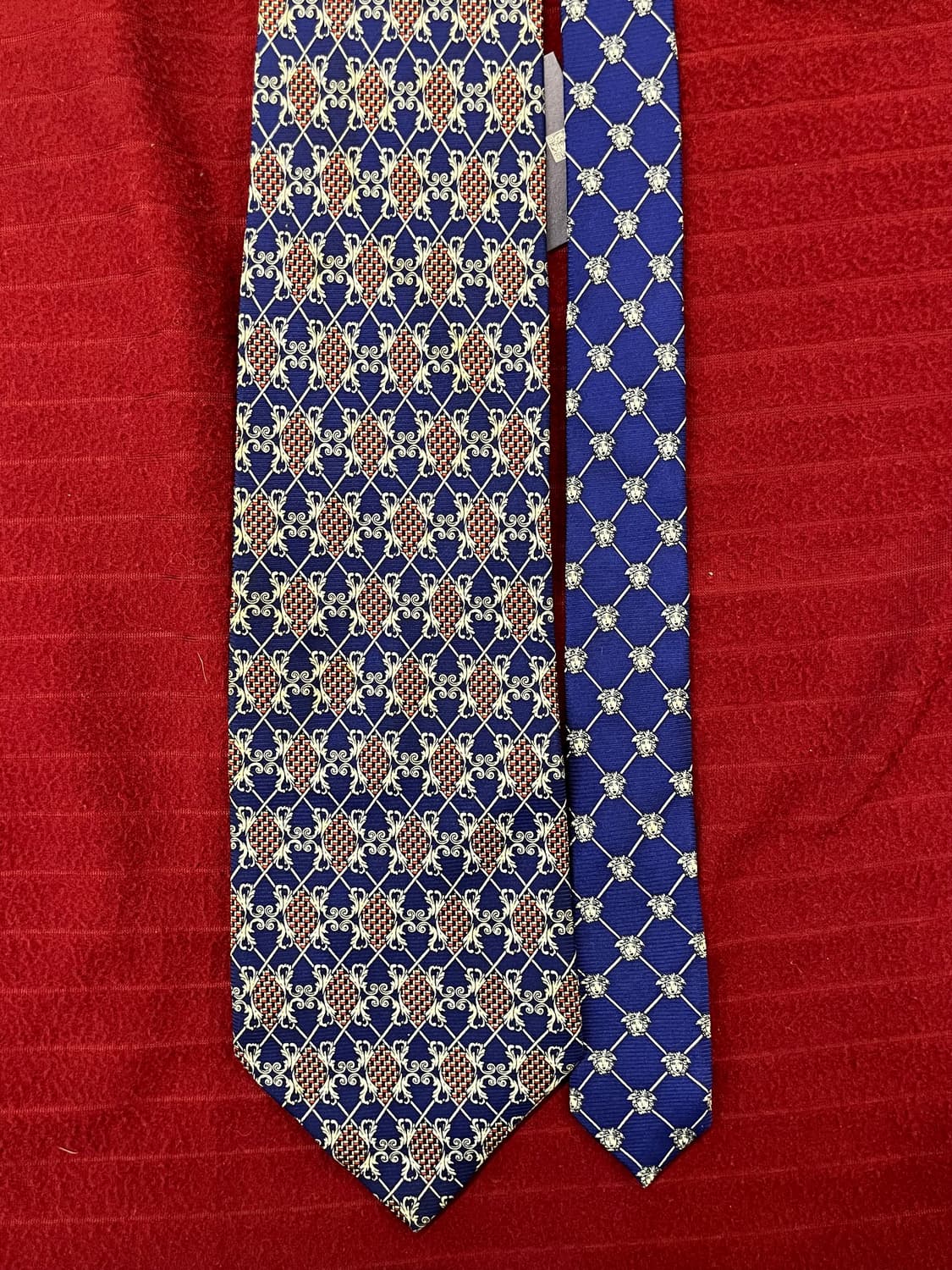 지아니 베르사체 패턴 넥타이 블루 #csz3055 상품이미지4