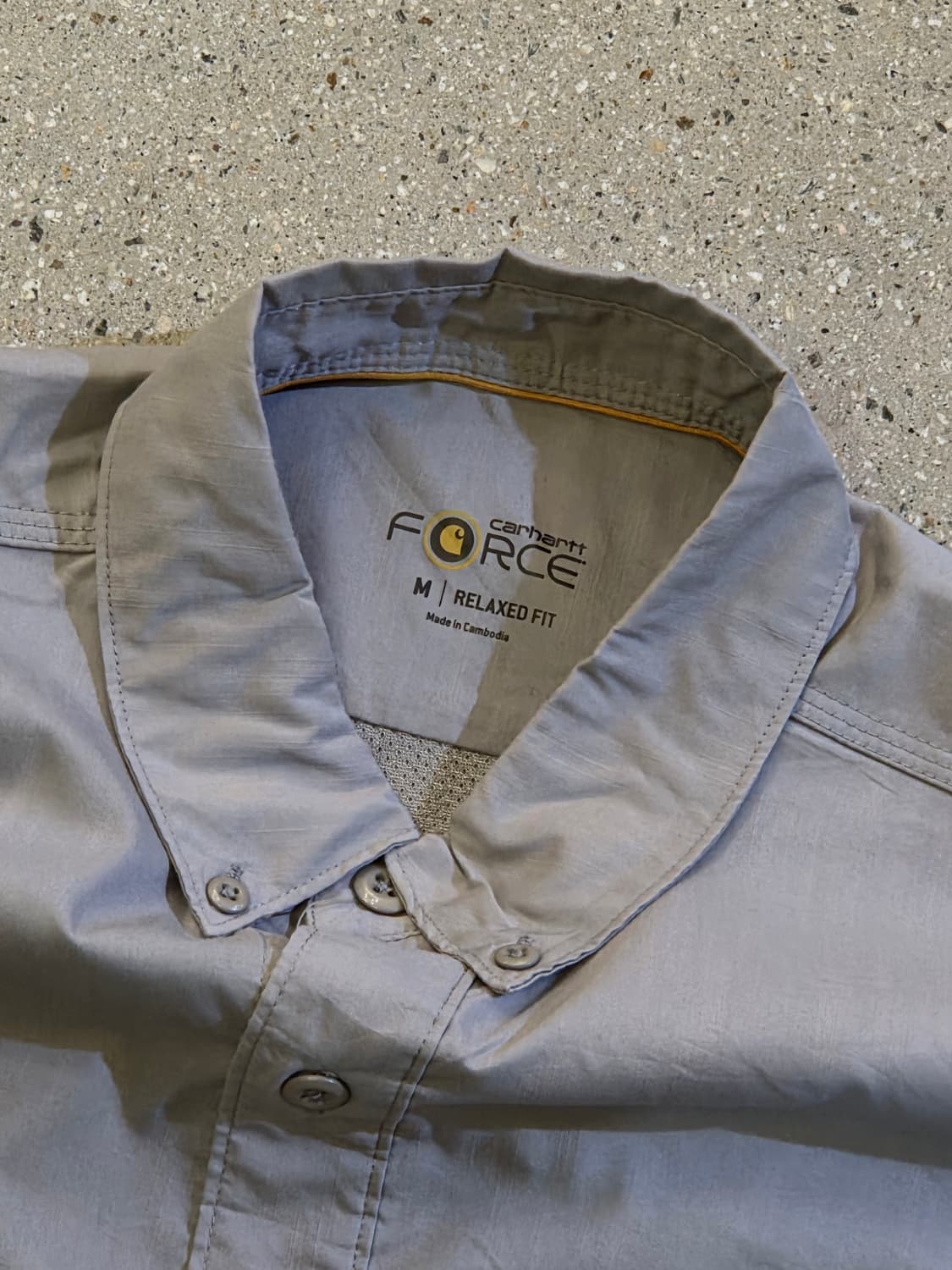 Carhartt 칼하트 그레이 반팔셔츠 상품이미지3