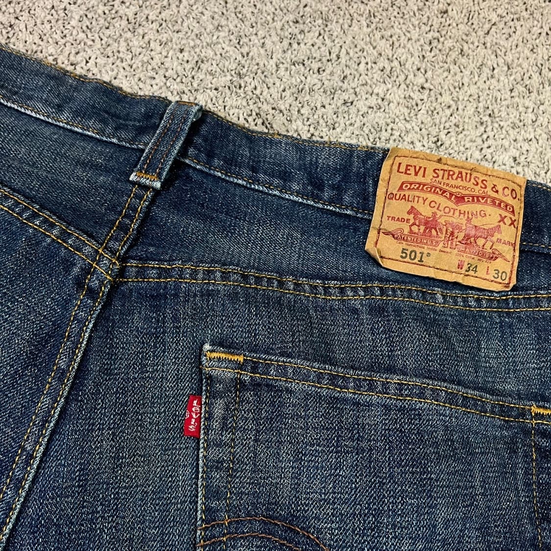 USA 리바이스 501 데님팬츠 상품이미지5