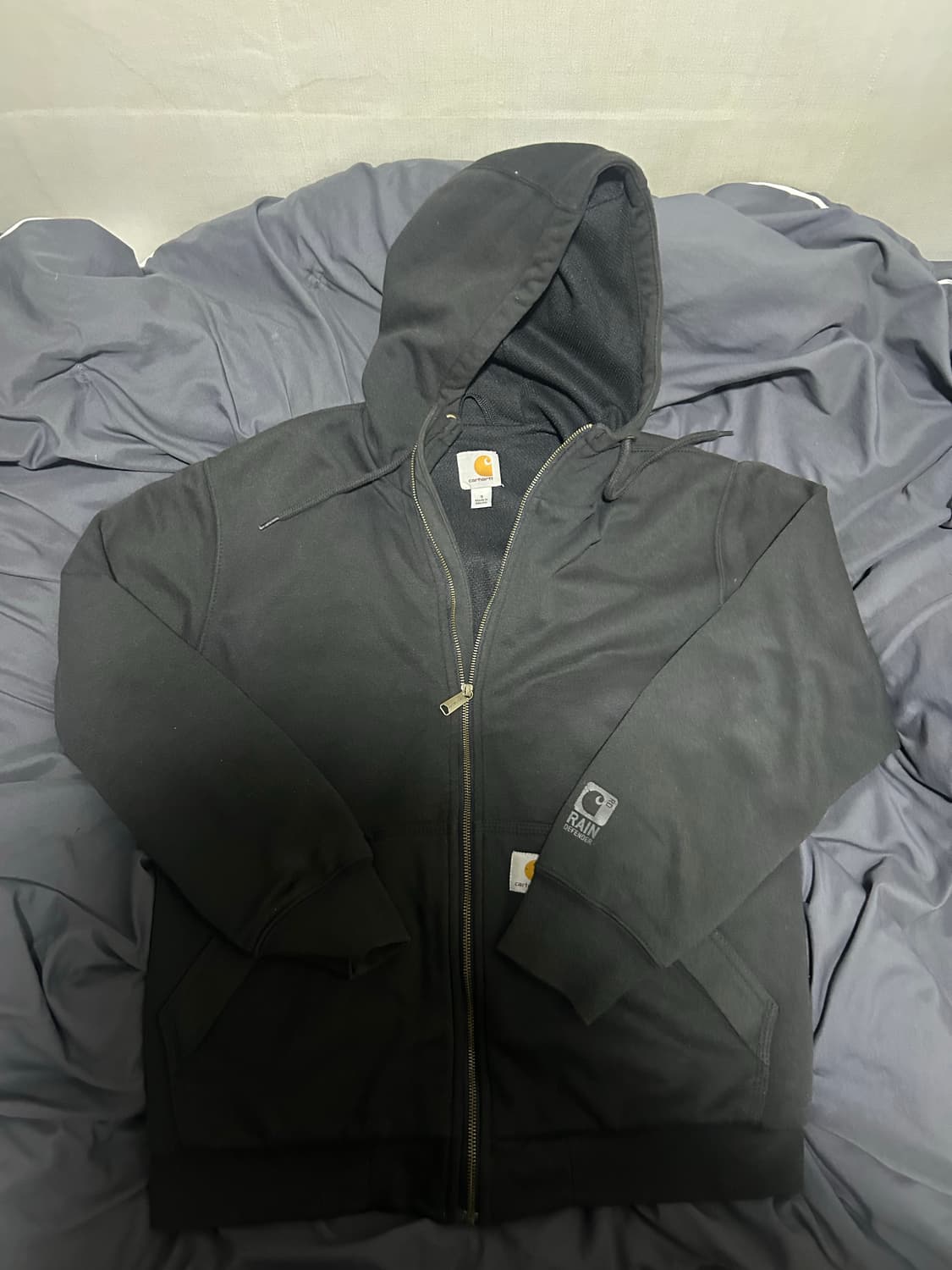 칼하트 써멀 후드집업 블랙 S 100 상품이미지1