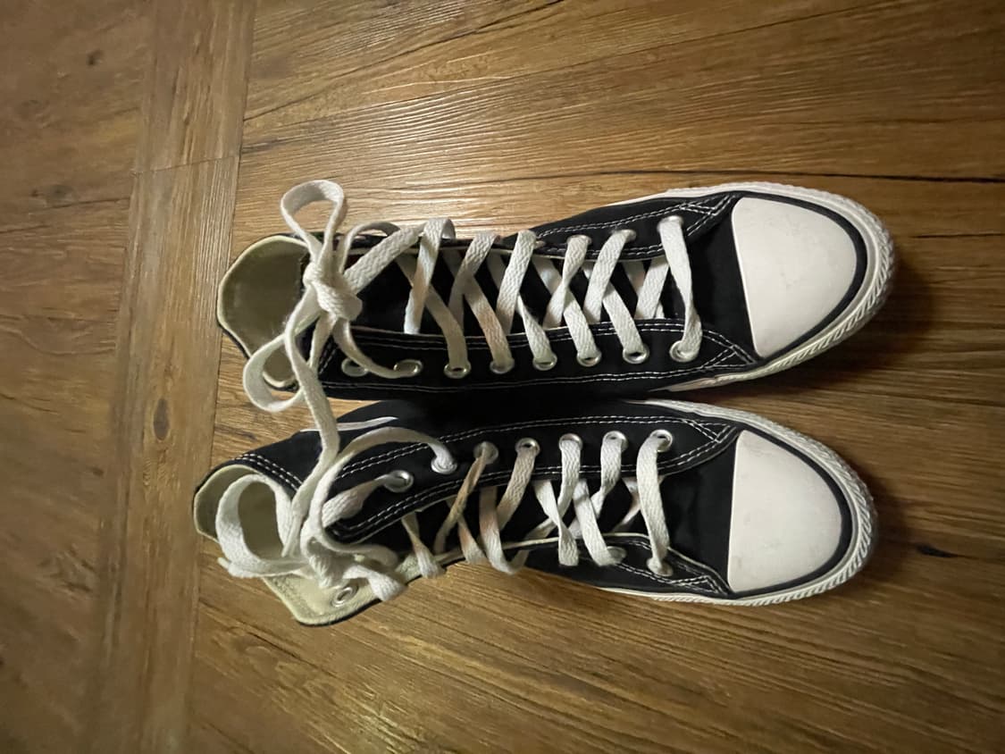 255컨버스 척 테일러 올스타 하이 블랙  상품이미지3