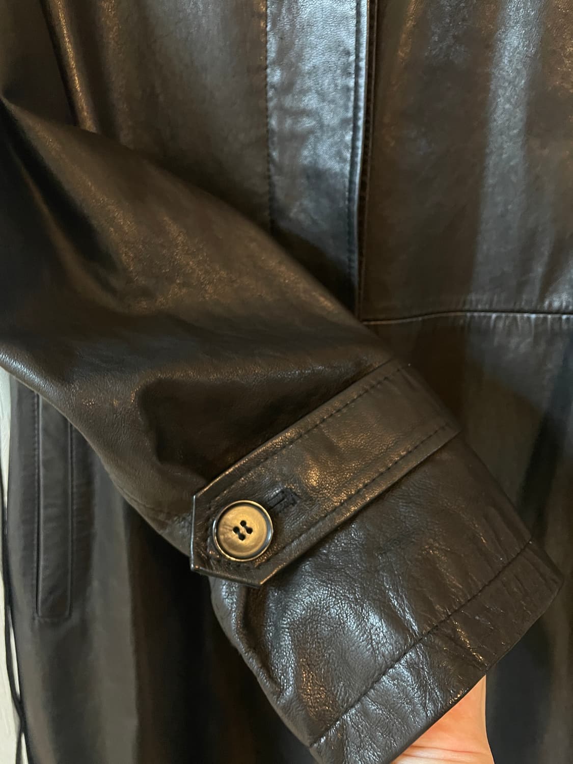 Ore 오어 가죽자켓 가죽 트렌치코트 상품이미지7