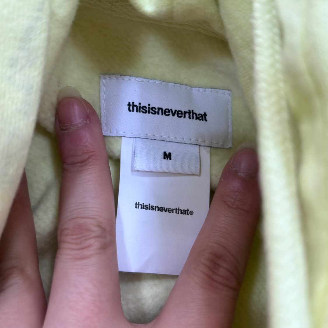 M 디스이즈네버댓 스몰로고 후드 집업 0403E 상품이미지3