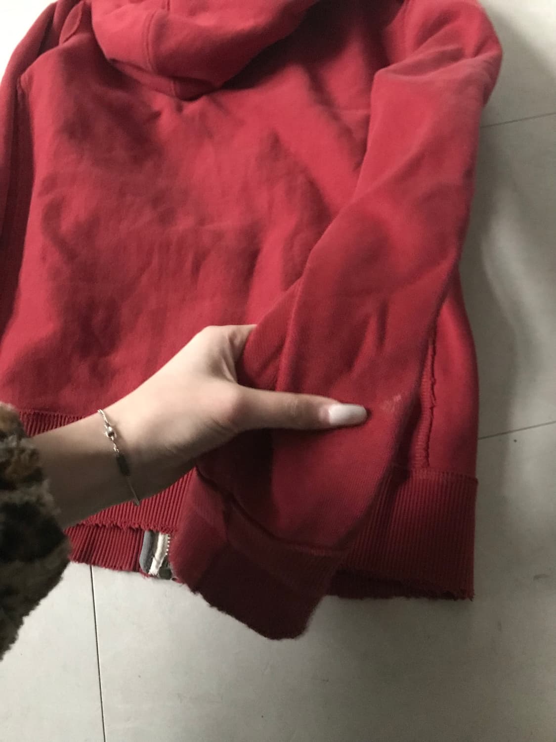 아베크롬비 레드 후드집업 상품이미지9