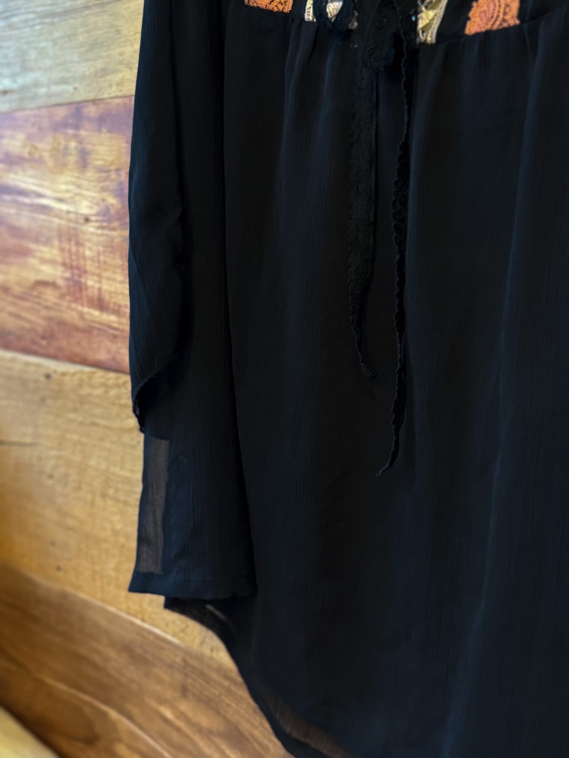See-Through Embroidered Blouse 0027 상품이미지8