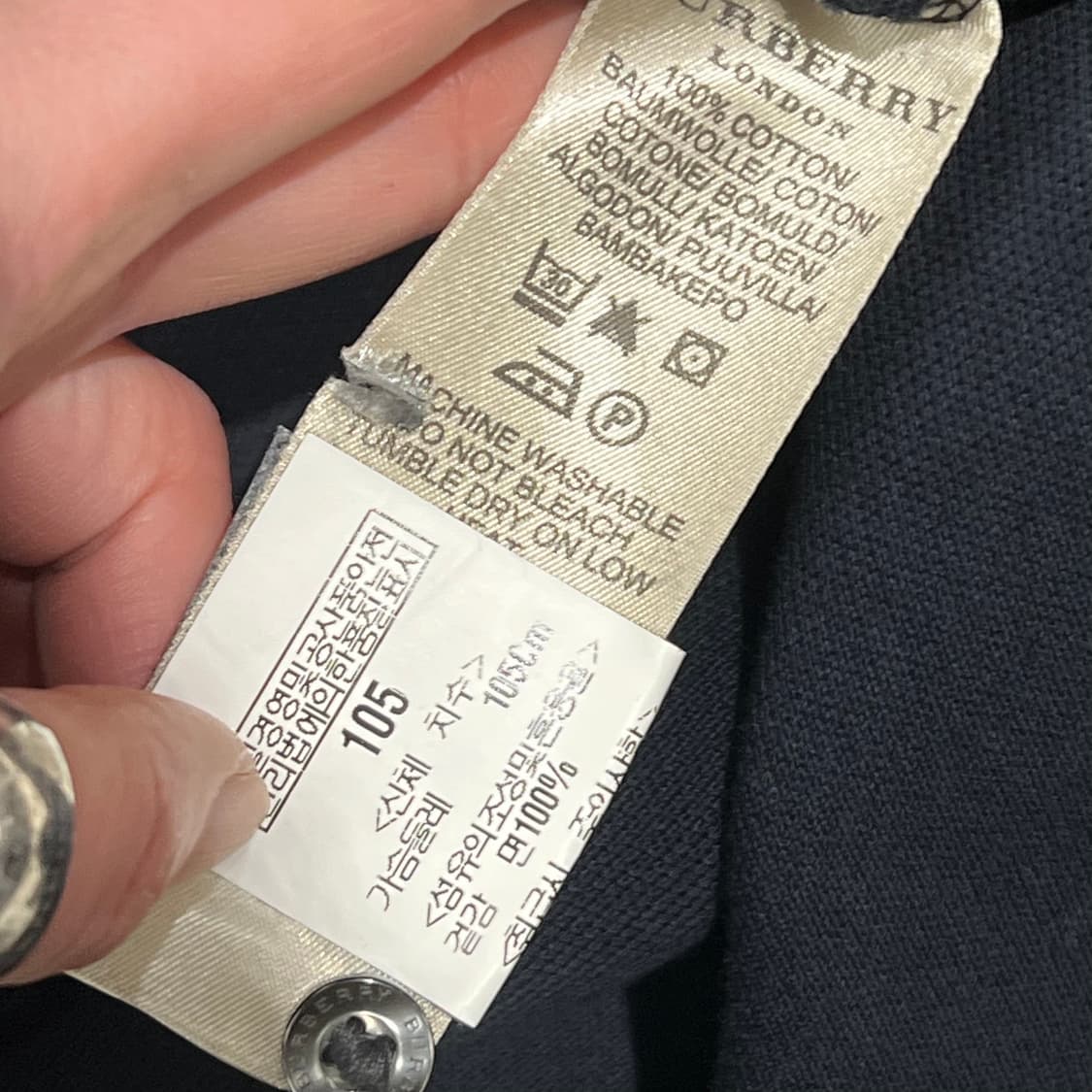 버버리 기마로고 카라티셔츠 s09682 상품이미지7