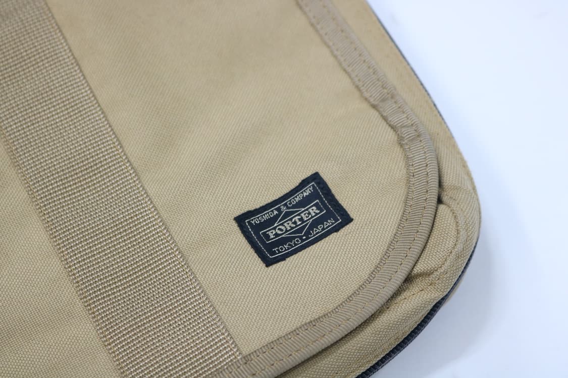 PORTER 포터 빈티지 베이지 캔버스 2WAY 브리프케이스 숄더백 상품이미지3
