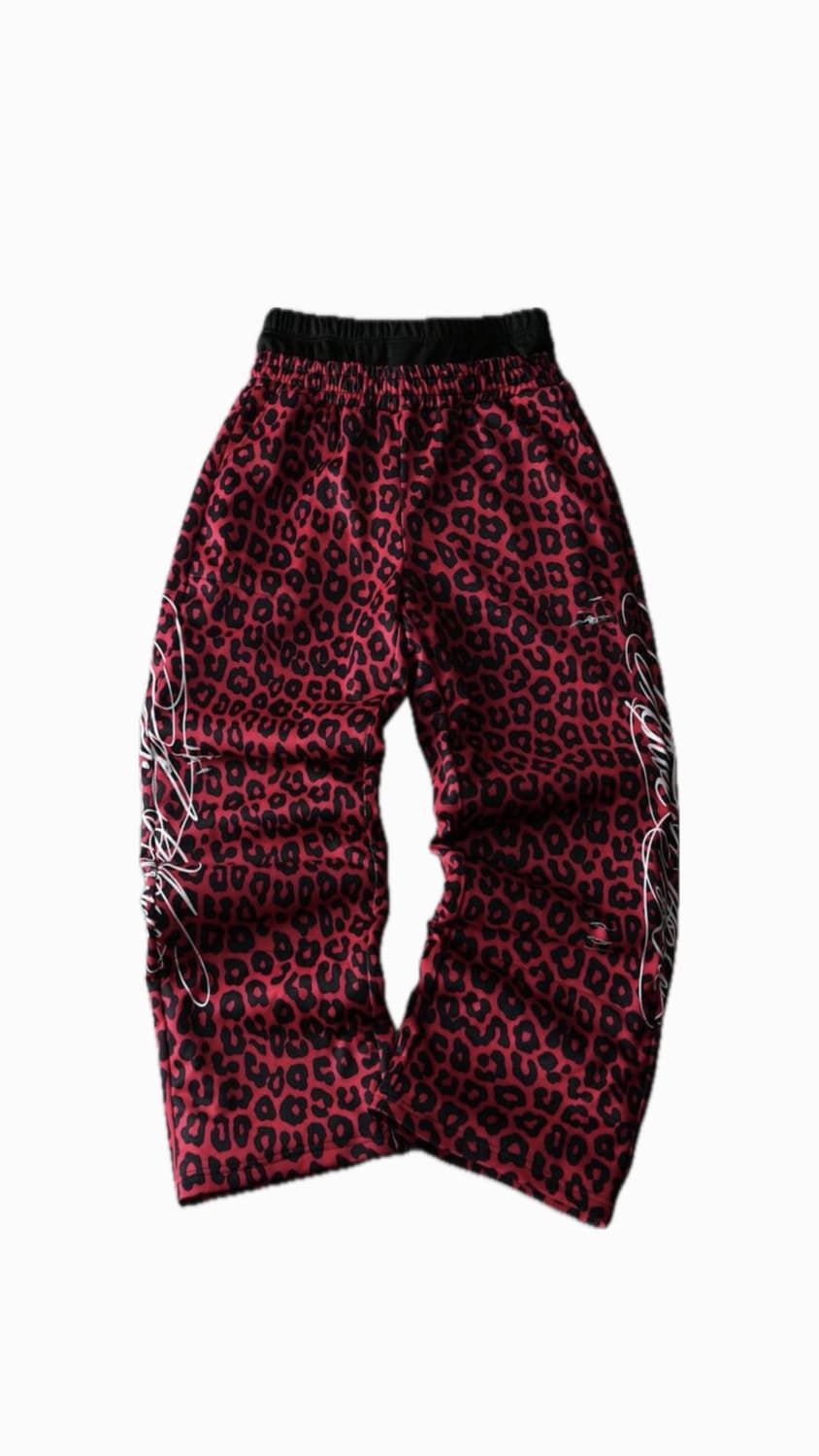 레오파드 새깅 스웻 팬츠 상품이미지1