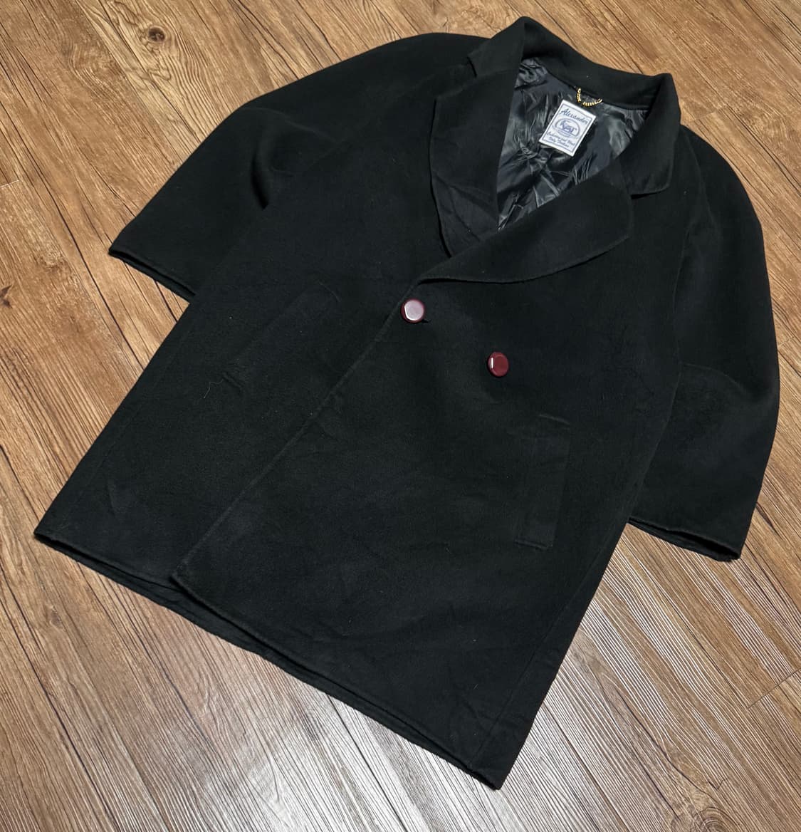 알렉산더 다크 그린 캐시미어 30% 혼방 울 코트 상품이미지1