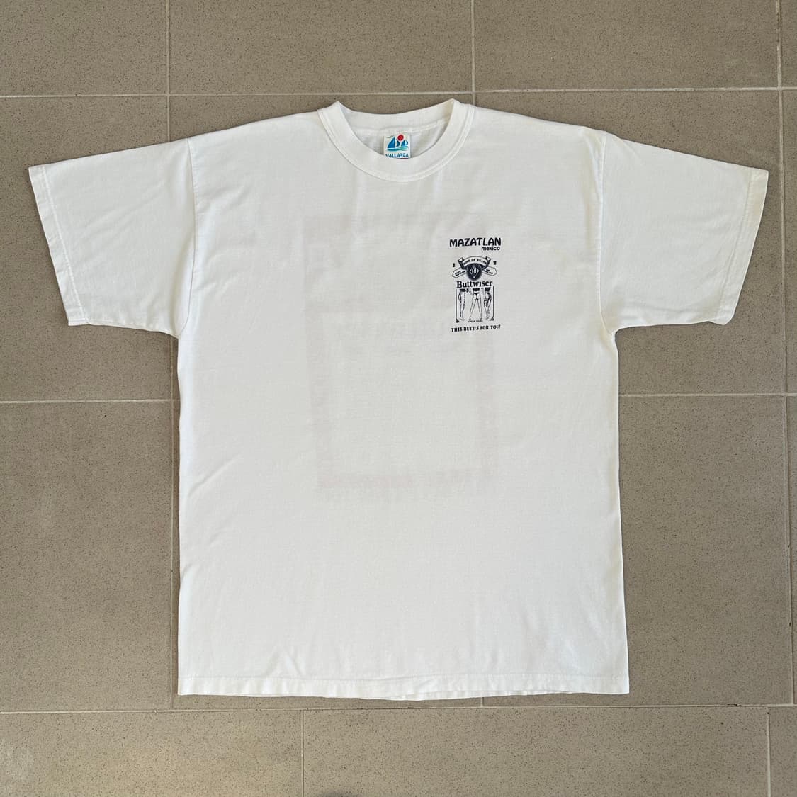 00s 버드와이져 패러디 티셔츠 XL Buttwiser 상품이미지2