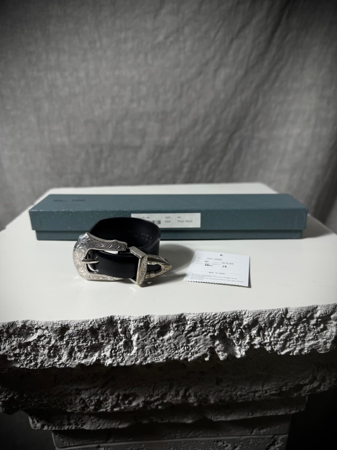 TOGA Leather Western Buckle Bracelet   상품이미지1