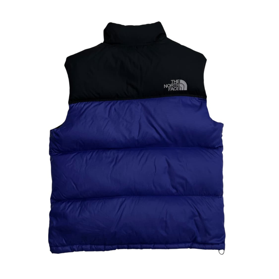 노스페이스 블랙배색 로고 코발트블루 패딩조끼 100 상품이미지3