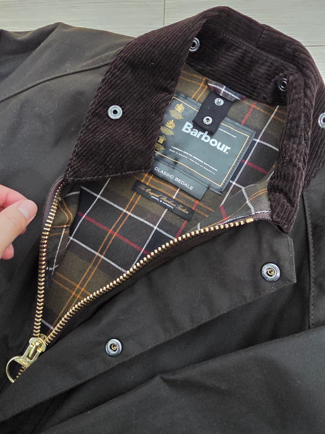 바버 비데일 올리브40 상품이미지2