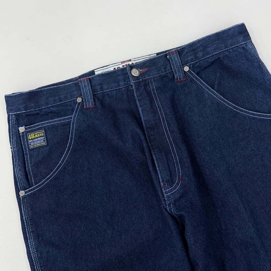 48JEANS 90s jnco 징코맛 올드스쿨 힙합 와이드 데님팬츠 상품이미지5