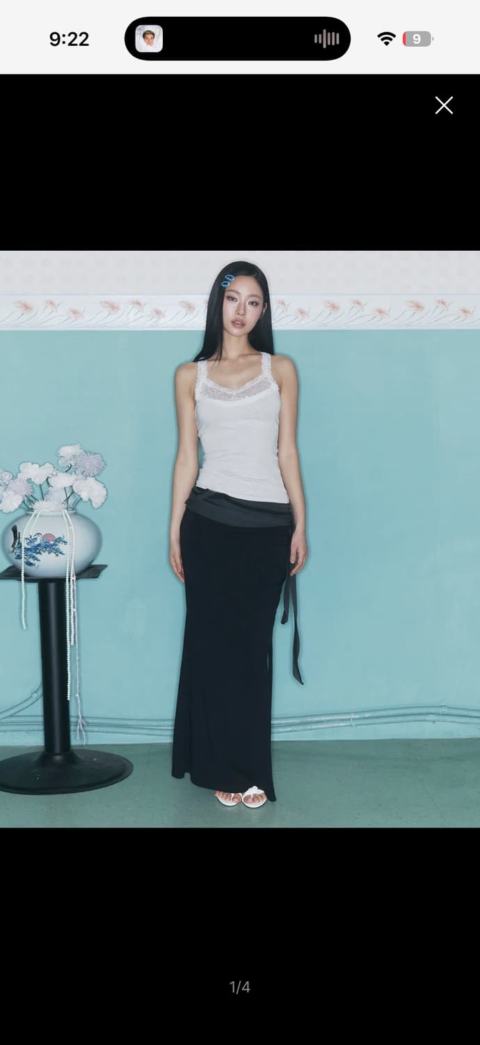 플리즈노팔로우 ina shirring long skirt 롱스커트 S 상품이미지1
