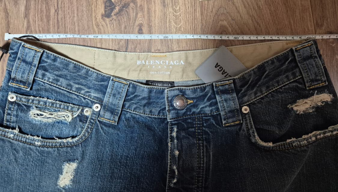 [M] 25ss 발렌시아가 배기 로고 데님팬츠 상품이미지2