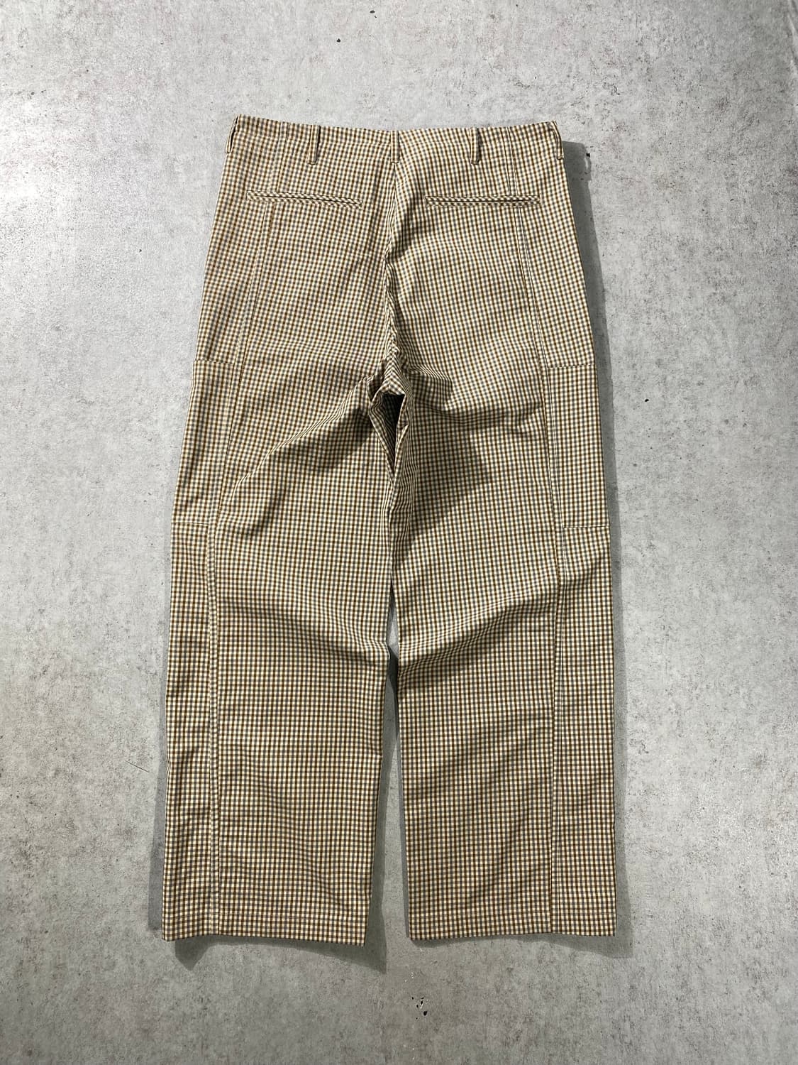 [34] Youth 유스 깅엄체크 와이드 슬랙스 팬츠 상품이미지6