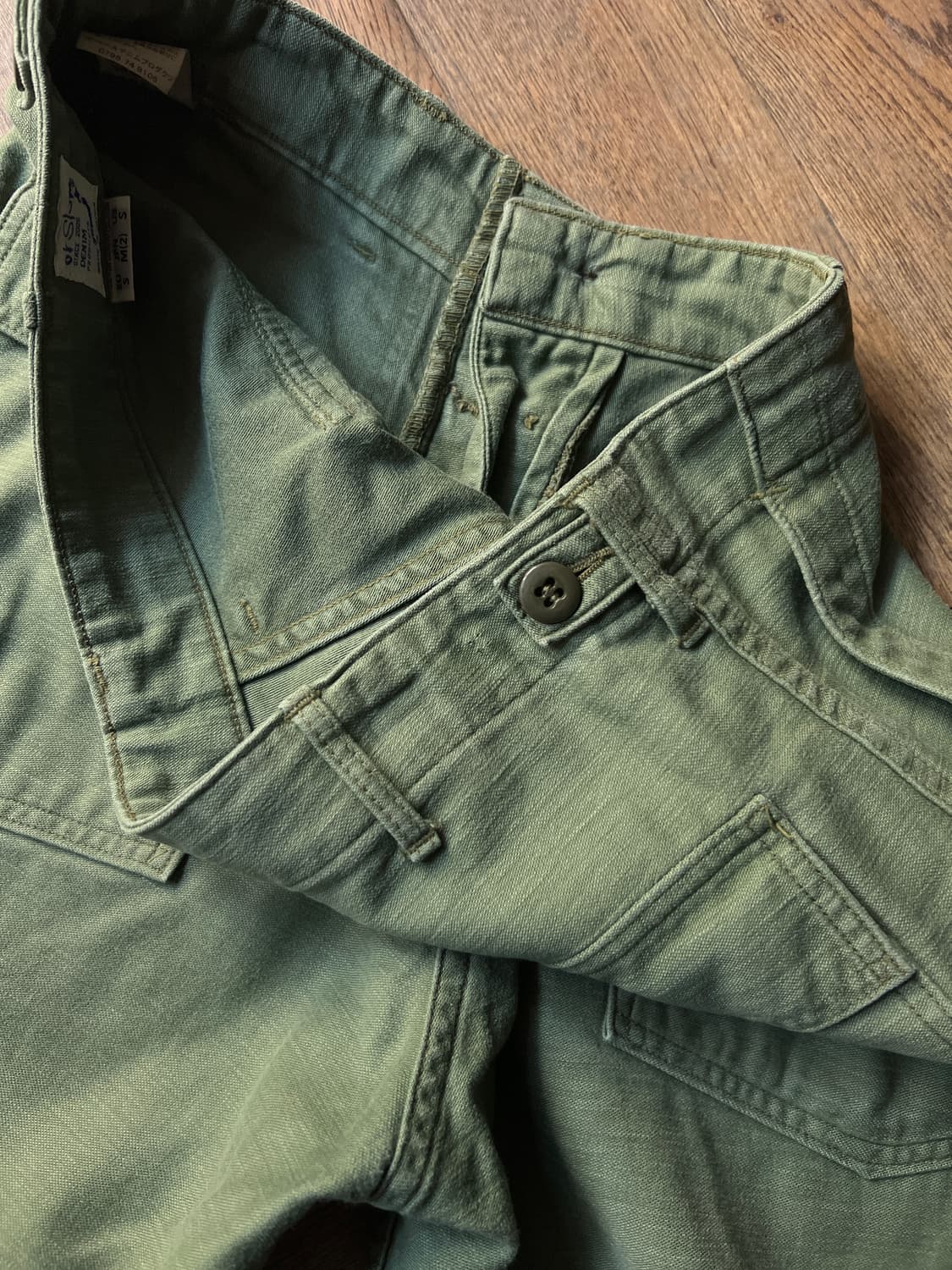 [2]Orslow 오어슬로우 U.S ARMY 레귤러 퍼티그팬츠 상품이미지7