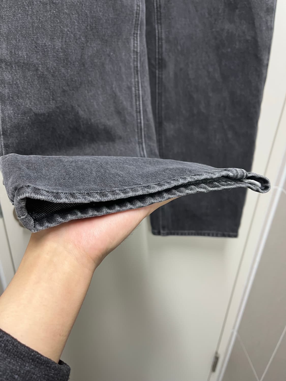 포트너스 FN Straight Jeans (Black) M사이즈 상품이미지3