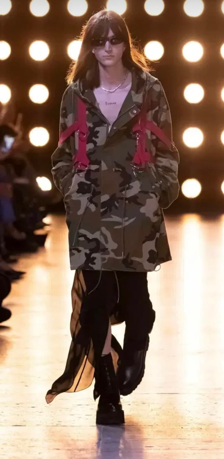 CELINE 23ss HARNESSES CAMOUFLAGE COAT 상품이미지1