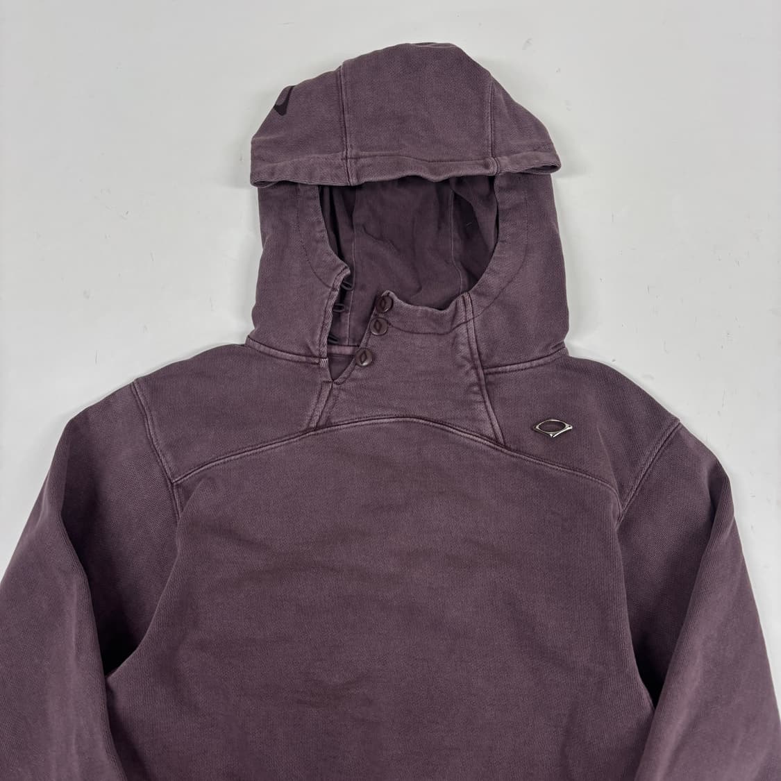 미스치프 사이드버튼 크롭 후드티 상품이미지4