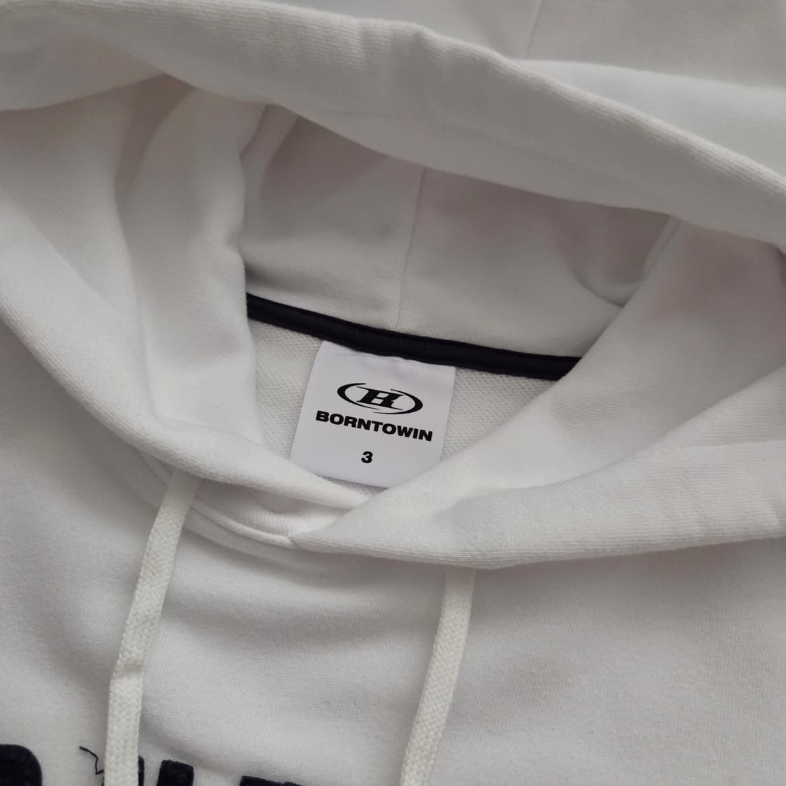 본투윈 패치 머슬핏 후디 3사이즈 상품이미지2