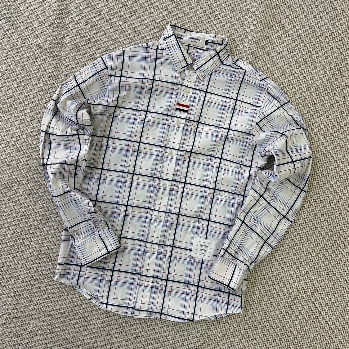 XL 체크 남성용 긴팔 셔츠 0326D 상품이미지1